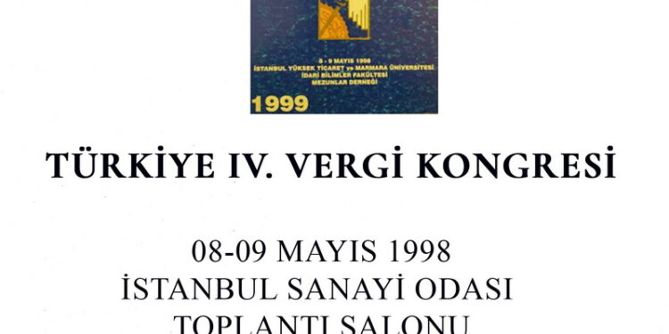 TÜRKİYE IV. VERGİ KONGRESİ