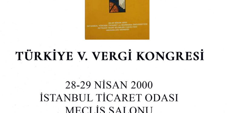 TÜRKİYE V. VERGİ KONGRESİ