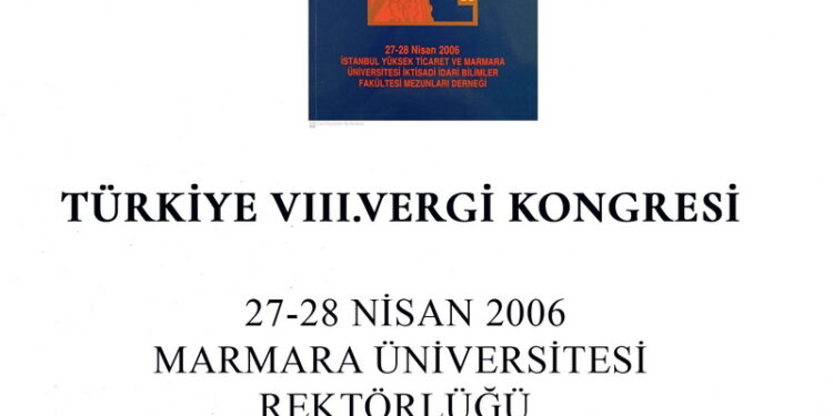 TÜRKİYE VIII. VERGİ KONGRESİ