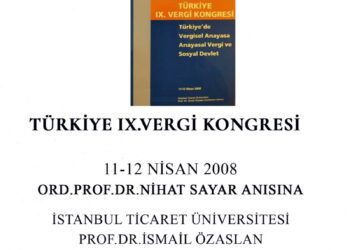 TÜRKİYE IX.VERGİ KONGRESİ