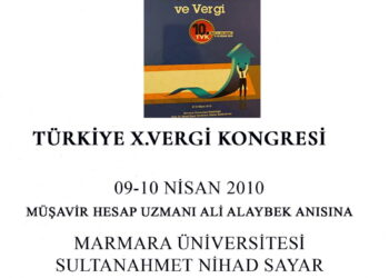 TÜRKİYE  X. VERGİ KONGRESİ