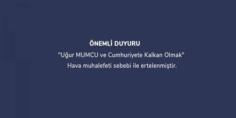 Önemli duyuru!