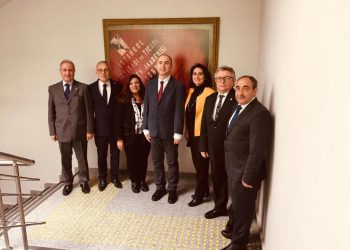 İktisat Fakültesi Dekanı Prof. Dr. Sadullah Çelik’ makamında ziyaret