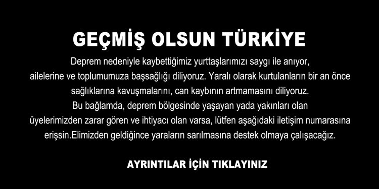 GEÇMİŞ OLSUN TÜRKİYE