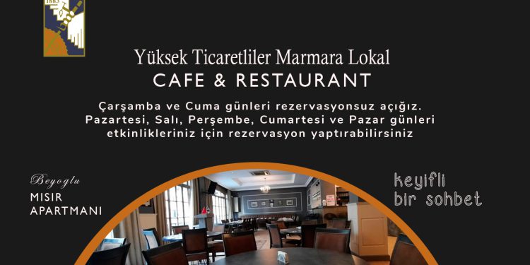 Marmara Lokal  / Mısır Apartmanı / Beyoğlu